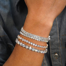 Load image into Gallery viewer, 925 Silver Moissanite 5mm Tennis Bracelet
