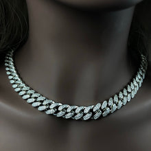 Load image into Gallery viewer, 12mm Diamond Cuban Chain
