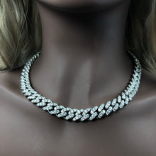 Load image into Gallery viewer, 12mm Large grain iced cuban link chain

