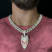 Load image into Gallery viewer, Hip hop jewelry pendant white gold

