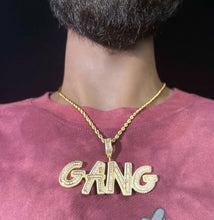 Load image into Gallery viewer, Baguette Custom Pendant 18K gold
