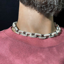 Load image into Gallery viewer, 10mm iced hermes link chain
