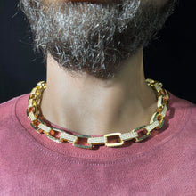 Load image into Gallery viewer, 10mm iced hermes link chain
