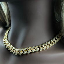 Load image into Gallery viewer, 12mm Diamond Cuban Chain
