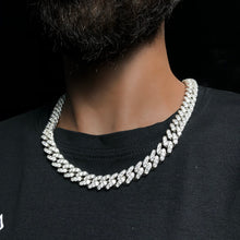 Load image into Gallery viewer, 12mm Large grain iced cuban link chain

